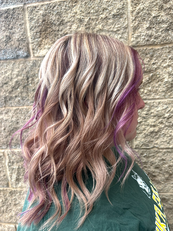 hair color with pink