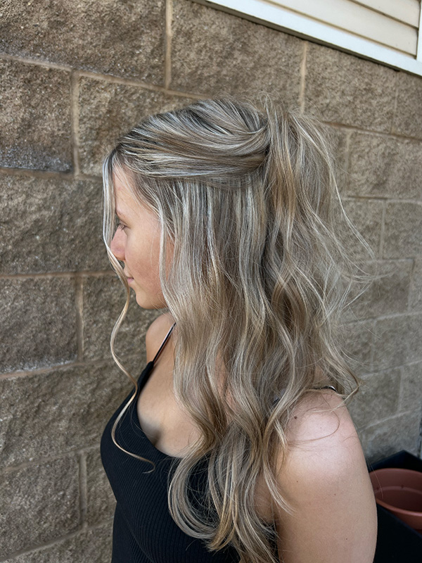 Updo style