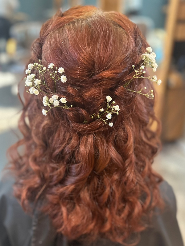 Updo style
