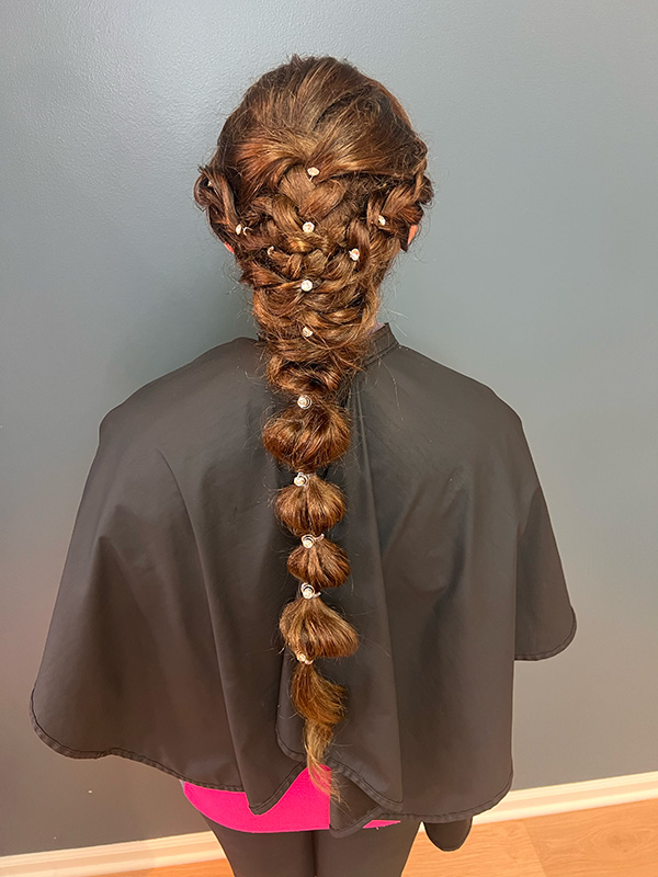 Updo style