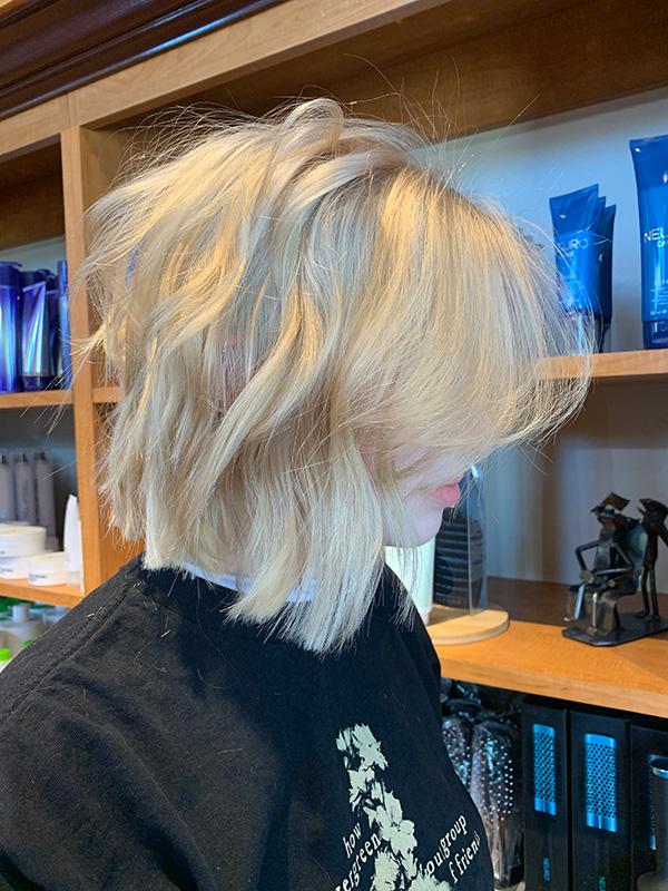 Updo style